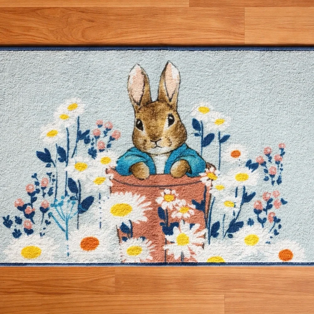 Peter Rabbit Accent Rug – 26x45 – Woodland Nursery Decor – NEW